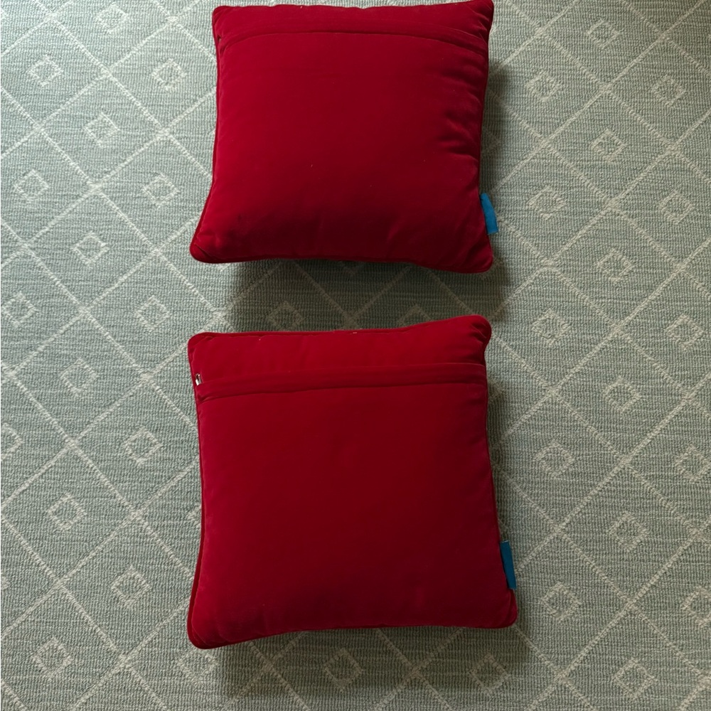 Festive Nutcracker Needlepoint Pillows - Picture 4 of 5